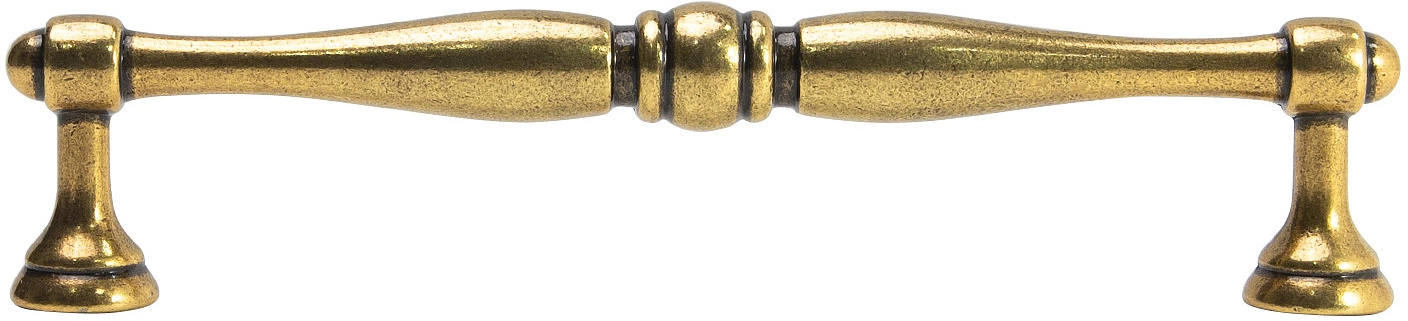 Ручка меб. скоба мет. EVA 128 античная латунь, AKS - фото 3