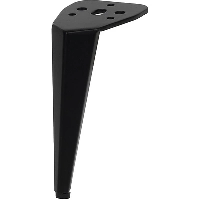 Опора меб. мет. STATE h140 черный матовый AKS - фото 1