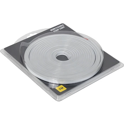 Гибкий неон - 9,6W/m, 24V, 6*12мм, 120 д/м, IP65, холодный белый (6000K) - 5м, AKS - фото 3