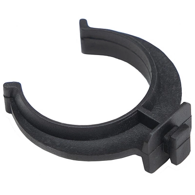 Крепление опоры кухонной пласт. (клипса под пластиковый цоколь), черный AKS - фото 1