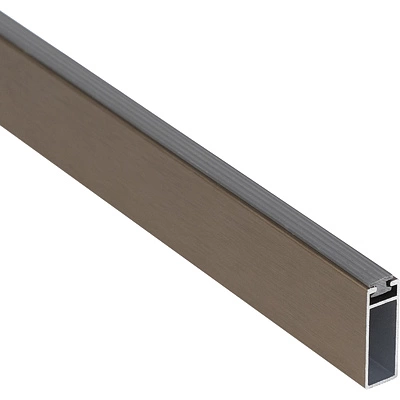 Штанга гардеробная прямоуг. FAME L-3000 с демпфером, латунь браш AKS - фото 1