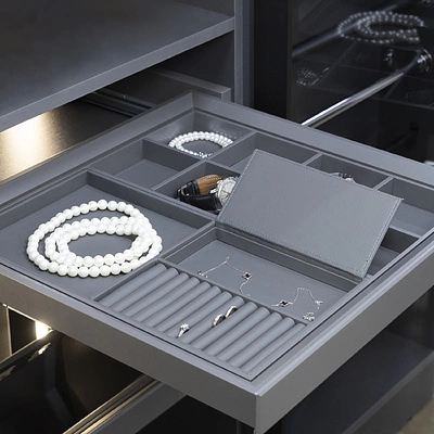 Выдвижная полка-органайзер 700 BRUNO для аксессуаров и украшений, графит PRIME by AKS - фото 3