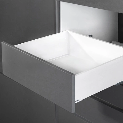 Система ящиков Slimbox Evolution L-500 H=167 PUSH TO OPEN ДСП16мм белый - фото 4