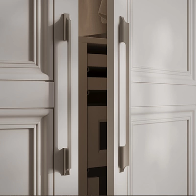 Ручка меб. скоба алюм. DREAM 1152/1200 брашированное золото, AKS - фото 6