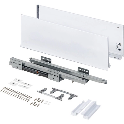 Система ящиков Slimbox Evolution L-450 H=167 с доводчиком ДСП16мм белый - фото 4