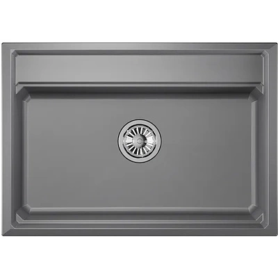 Мойка кварц, прямоугольная, KS-7301, 730*510мм, алюминиум, на столешницу, Granula - фото 3