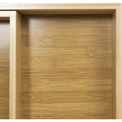 Лоток для столовых приборов BAMBOO раздвижной 520-825*470, бамбук натуральный AKS - фото 4