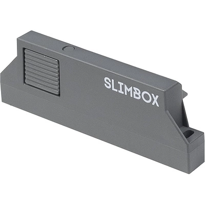 Ручка с поводком внутреннего ящика Slimbox AKS 13,5-21мм графит - фото 1