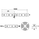Лента светодиодная - 9,6W/m, 12V, 8мм, 2835, 120 д/м, IP20, холодный белый (6000K) - 5м, AKS - фото 2