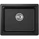 Мойка кварц, прямоугольная, KS-5501U, 550*450мм, черный металлик, под столешницу, Granula - фото 4