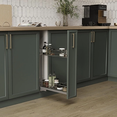 Выдвижная корзина-карго 200 NORWIG крепл.нижнее, хром AKS - фото 4