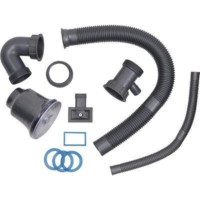 Мойка н/сталь, прямоугольная одночашевая, 570*460мм, черный, универсальная, AKS (3,2мм) - фото 6