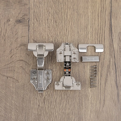 Петля внутренняя с доводчиком 48мм h2 clip-on PRIME by AKS 3D (саморезы, заглушки) (упак. = 2 шт.) - фото 6