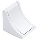 Уголок пластиковый радиусный 24*24 белый (уп/20шт) AKS - фото 1