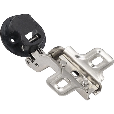 Петля д/стекла внутренняя с пружиной h0 slide-on AKS (круглая заглушка хром) - фото 4