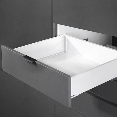 Система ящиков Slimbox Evolution L-500 H=116 с доводчиком ДСП16мм белый - фото 6