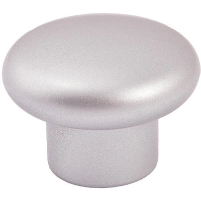 Ручка меб. кнопка пластик. PK01/K1 металлик AKS - фото 1