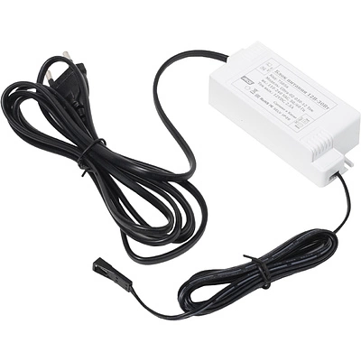 Блок питания Ultra 30W/12V с вилкой и миниконнектором (по 2 м), AKS - фото 1