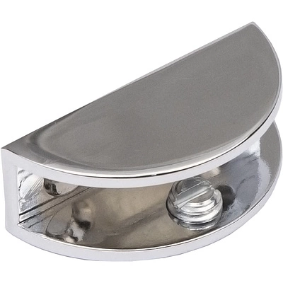 Полкодержатель для стекла мет. WP2710, хром (1 упак. = 2 шт.) AKS - фото 1