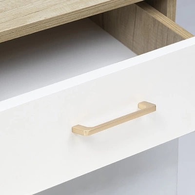 Ручка меб. скоба мет. VULKAN 128 брашированное золото, AKS - фото 6