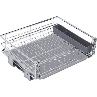 Выдвижная корзина-сушка 700 NORWIG, хром AKS - фото 1