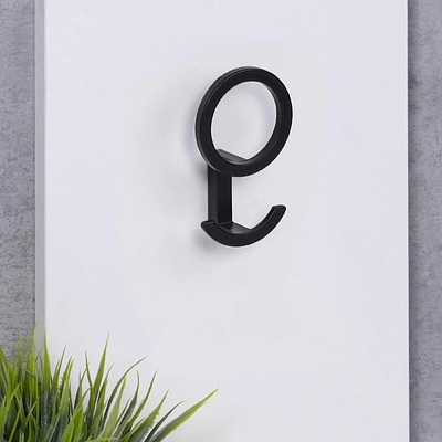 Крючок меб. трехрожковый мет. RONDO черный матовый AKS - фото 7