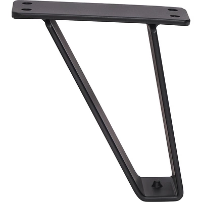 Опора меб. мет. TECHNO h130 черный AKS - фото 1