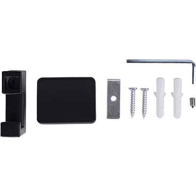 Крючок меб. двухрожковый мет. QUADRA черный матовый AKS - фото 6