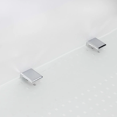 Полкодержатель для стекла мет. АК104 (8-10мм) хром (1 упак. = 2 шт.) AKS - фото 3