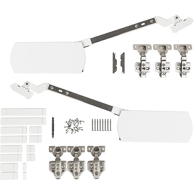 Подъемный механизм верхний М с доводчиком на две двери PRIME by AKS ZEVS белый - фото 3