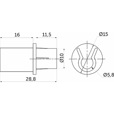 Держатель для сушки MOUNT, белый холодный AKS (1уп - 8шт) - фото 2