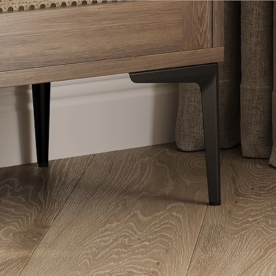 Опора меб. мет. WINDSOR H180 угловая брашированное золото AKS - фото 7