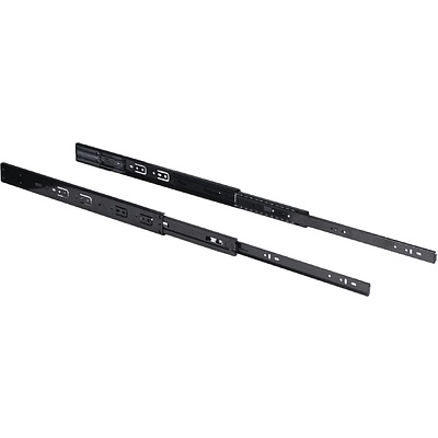 Направляющая шариковая L-250 h=45 PRIME by AKS SOFT CLOSE A черный - фото 1