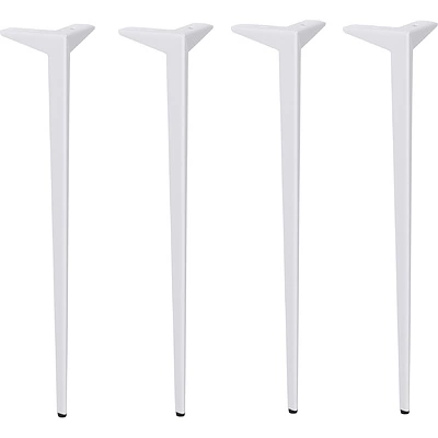 Опора меб. HELLY h720, белый муар (1 упак. = 4 шт.) AKS - фото 3