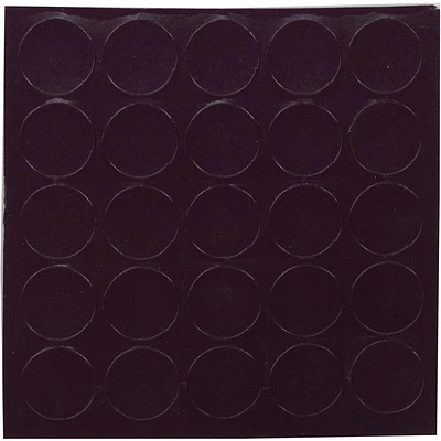 Заглушка самоприлипающая к конфирматам лилия (14840) FOLMAG (лист-25шт.) - фото 1