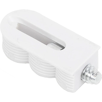 Стяжка Genifix с евровинтом 6,0*8, белая (уп/ 10 шт) AKS - фото 1