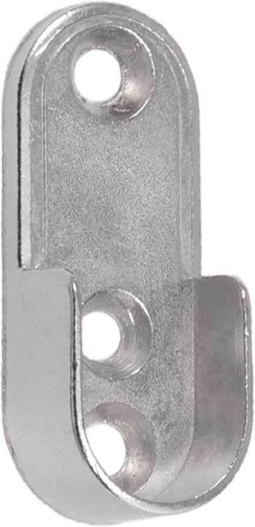 Держатель трубы овальной, никель AKS - фото 1