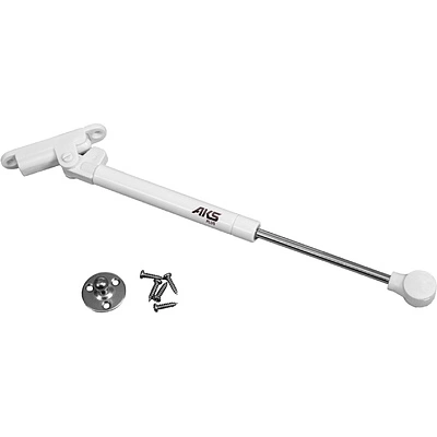 Подъемник газовый верхний 120N с доводчиком белый AKS PLUS - фото 1