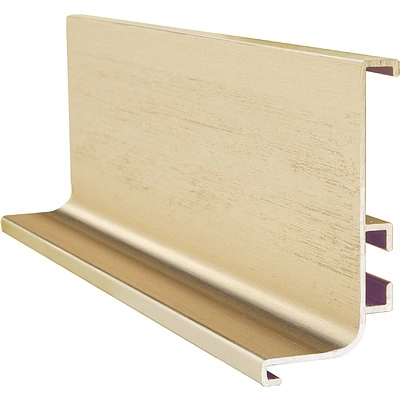 Профиль алюм. GOLA L-образный, 5.5м, брашированное золото 3 AKS - фото 1