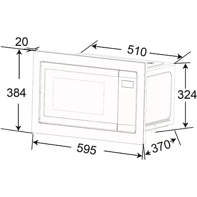 Встраиваемая микроволновая печь Haier HMX-BTG259LX - фото 2