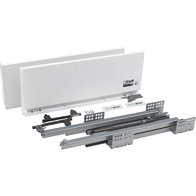 Система ящиков Slimbox AKS L-450 H=175 белый SOFT CLOSE ДСП 16мм - фото 1