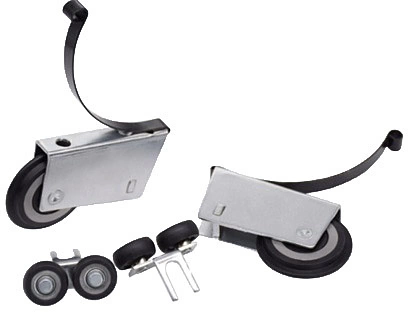 Комплект роликов SENATOR закрытый для 1 раздвижной двери AKS PLUS 80 кг усиленные верхний подшипник - фото 1