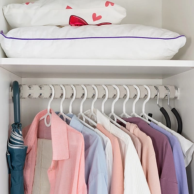 Накладка для овальной штанги гардеробного шкафа (система хранения Foscrinium) 1200 мм теплый серый Pantone Warm Gray 2C - фото 5