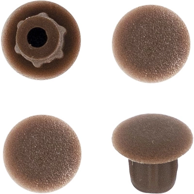 Заглушка пластик d5 коричневый (13) PL (упак.-0,2тыс.шт.) - фото 1