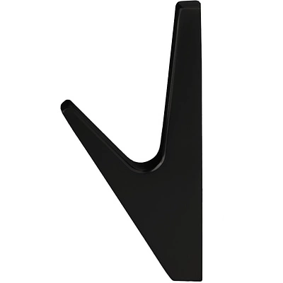 Крючок меб. однорожковый мет. FIX черный матовый AKS - фото 4
