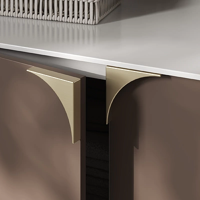 Ручка меб. скоба мет. ANGEL 64, брашированное золото, AKS - фото 8