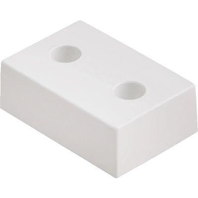 Опора меб. пласт. 60х40х20 белый РП - фото 1