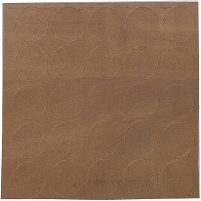 Заглушка самоприлипающая к конфирматам кальвадос натуральный (14800) FOLMAG (лист-25шт.) - фото 1