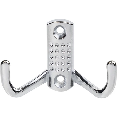 Крючок меб. двухрожковый мет. WP12 хром GRIDLI - фото 4