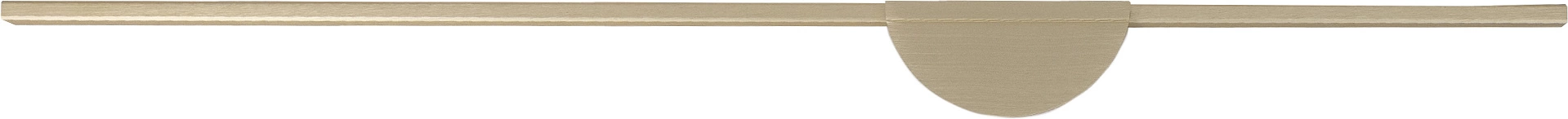 Ручка меб. скоба алюм. FORTUNA 511/600 брашированное золото, AKS - фото 3